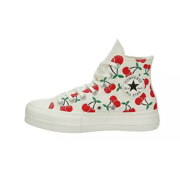 Chuck Taylor All Star Lift Platform Cherries - Picture 3 of 4